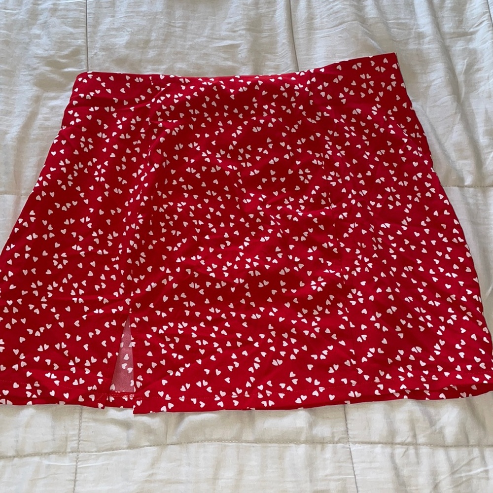 Heart shaped Mini skirt